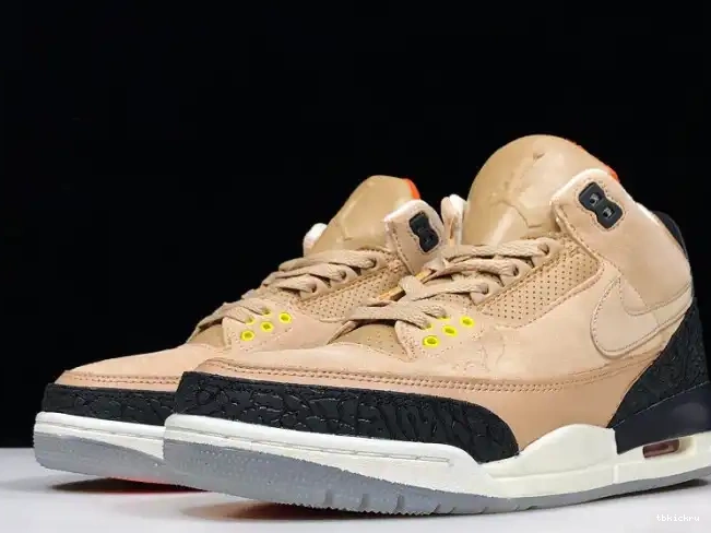 Cheap TBkick Bio AV6683-200 Beige JTH Jordan Air 3 0517